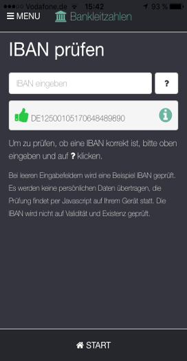 IBAN prüfen