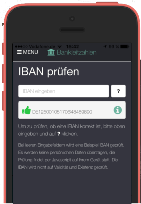 IBAN prüfen